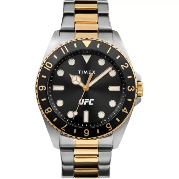 Timex UFC Mens Debut 42mm WatchTwoToneBlack