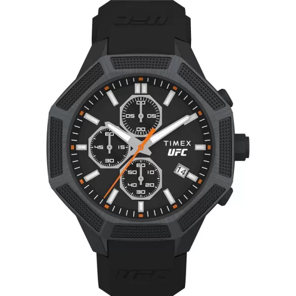 Timex UFC Mens King 45mm WatchBlackBlackBlack