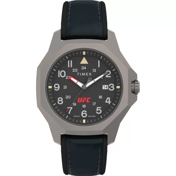 Timex UFC Mens Reveal 41mm WatchBlueBlueGunmetal