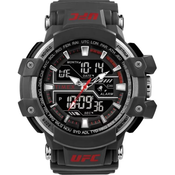 Timex UFC Mens Tactic 53mm WatchGrayBlackGray