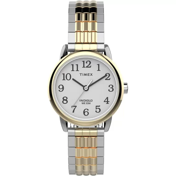 Timex Womens Easy Reader WatchTwoToneTwoToneWhite25mm