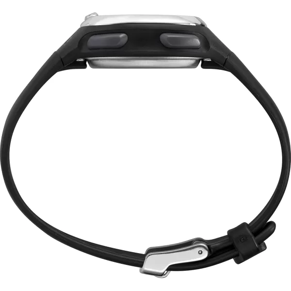 Timex Ironman Transit Watch with Activity Tracking ampamp Heart Rate 33mmBlackSilverTone
