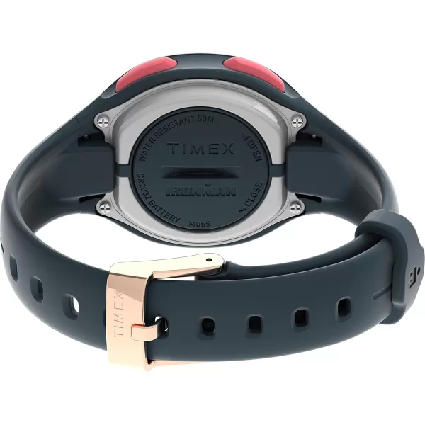 Timex Ironman Transit Watch with Activity Tracking ampamp Heart Rate 33mmNavyRose GoldTone