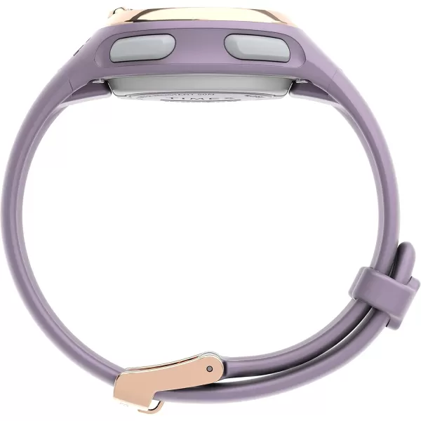 Timex Ironman Transit Watch with Activity Tracking ampamp Heart Rate 33mmPurpleRose GoldTone