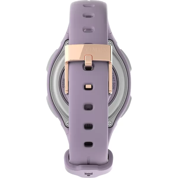 Timex Ironman Transit Watch with Activity Tracking ampamp Heart Rate 33mmPurpleRose GoldTone