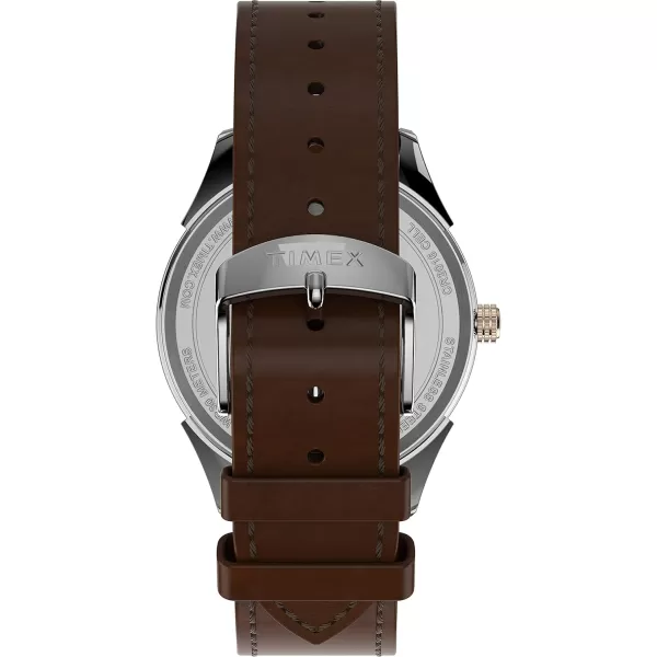 Timex Mens Briarwood WatchBrownBlack