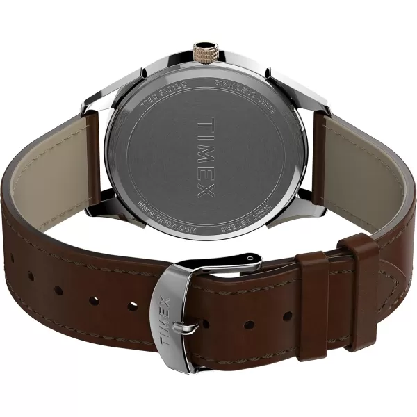 Timex Mens Briarwood WatchBrownBlack
