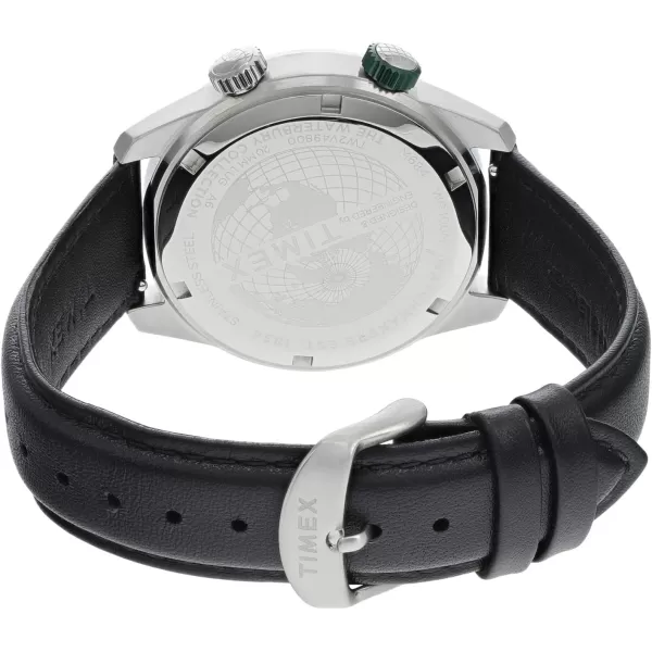 Timex Mens Waterbury Diver Automatic 40mm WatchBlackBlackStainless Steel