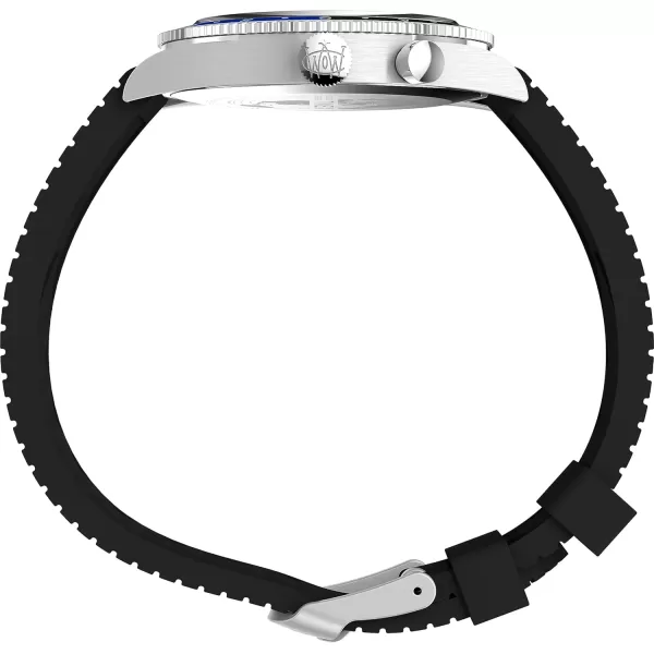 Timex Mens Waterbury Traditional 39mm WatchBlackBlackStainless Steel