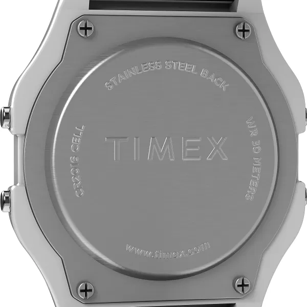 Timex T80 34mm WatchWhite Perfect Fit