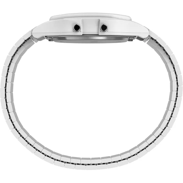 Timex T80 34mm WatchWhite Perfect Fit