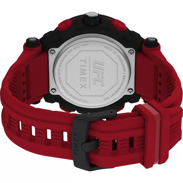Timex UFC Mens Impact 50mm WatchRedBlackBlack