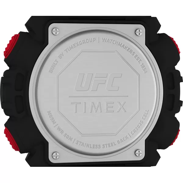 Timex UFC Mens Redemption 50mm WatchBlackDigitalBlack