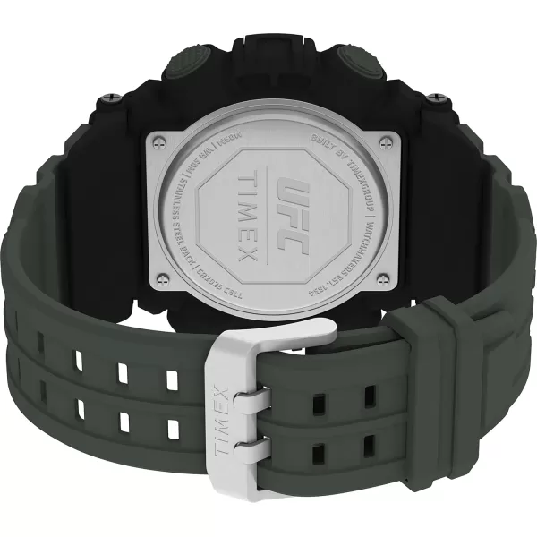 Timex UFC Mens Redemption 50mm WatchGreenDigitalBlack