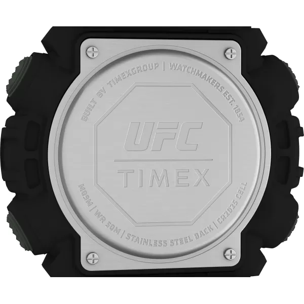 Timex UFC Mens Redemption 50mm WatchGreenDigitalBlack