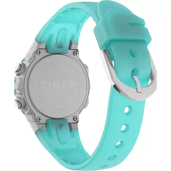 Timex Unisex Digital 33mm WatchBlueSilverToneDigital