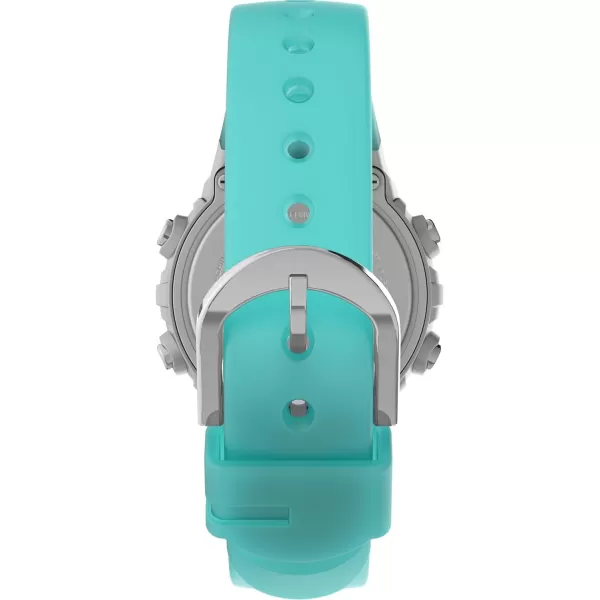 Timex Unisex Digital 33mm WatchBlueSilverToneDigital