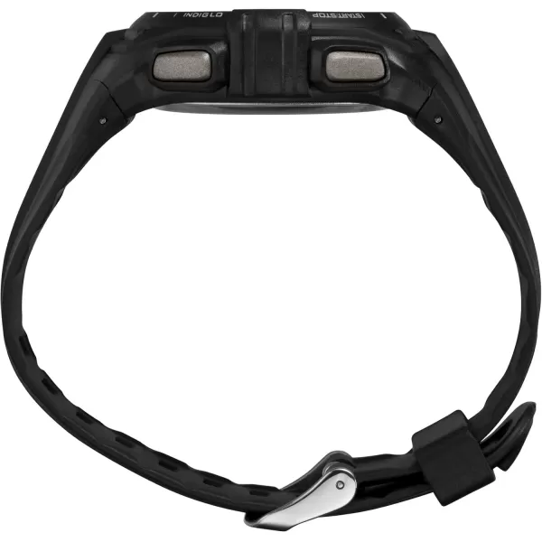 Timex Unisex Digital 43mm WatchBlackBlackBlack Digital