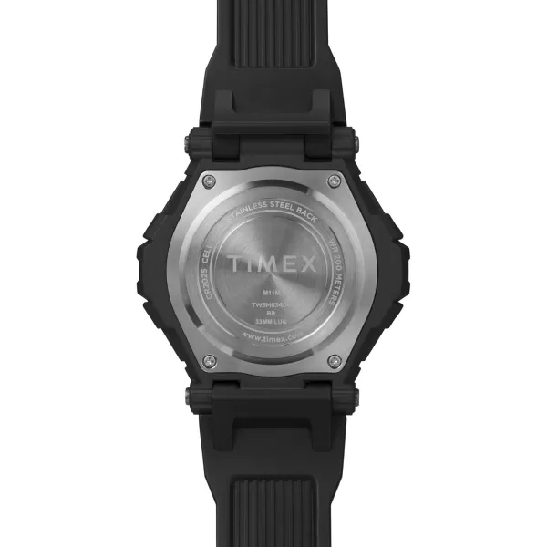 Timex Unisex Digital 52mm WatchBlackBlackDigital