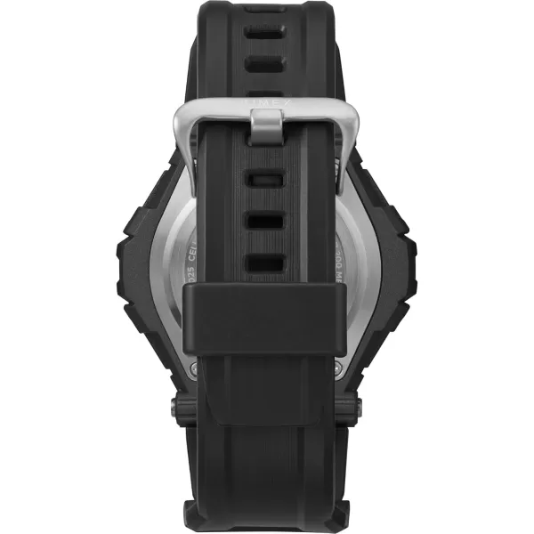 Timex Unisex Digital 52mm WatchBlackBlackDigital