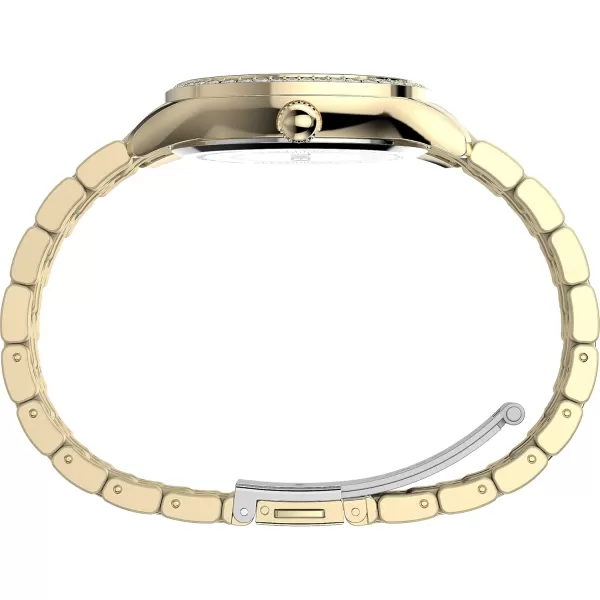 Timex Womens Ariana 36mm WatchGoldToneGoldToneGoldTone