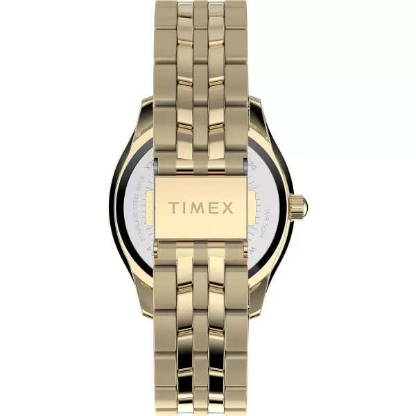 Timex Womens Ariana 36mm WatchGoldToneGoldToneGoldTone