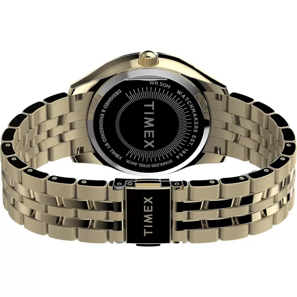 Timex Womens Ariana 36mm WatchGoldToneGoldToneGoldTone