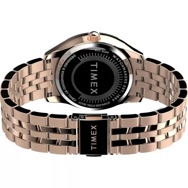 Timex Womens Ariana 36mm WatchRose GoldToneRose GoldToneRose GoldTone