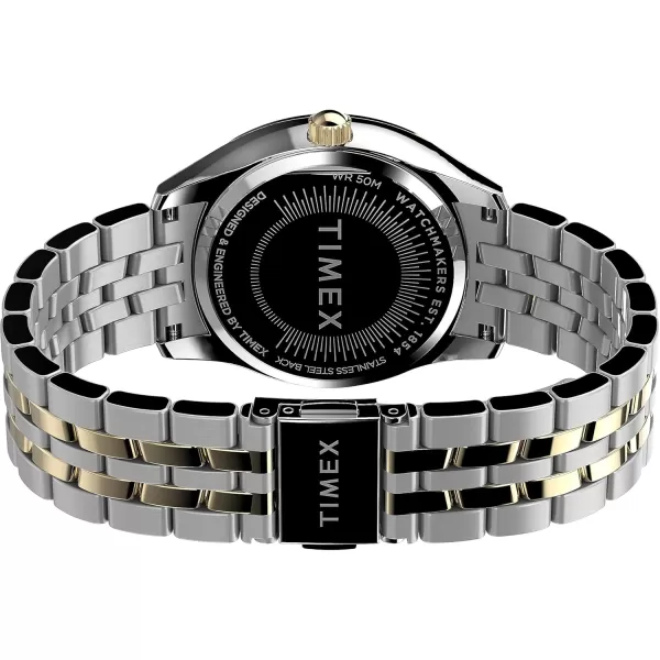 Timex Womens Ariana 36mm WatchTwoToneSilverToneTwoTone