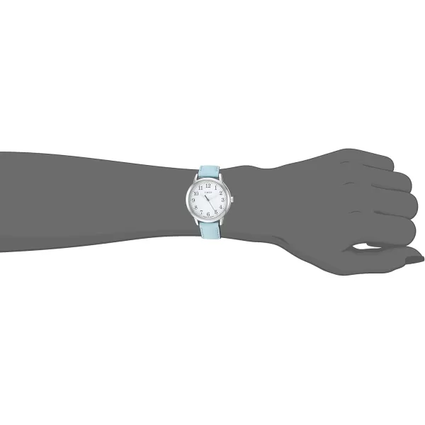 Timex Womens Easy Reader WatchBlueSilverToneWhite30mm