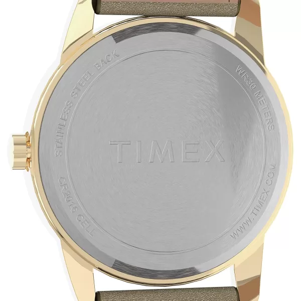 Timex Womens Easy Reader WatchGoldToneGoldToneCream38mm