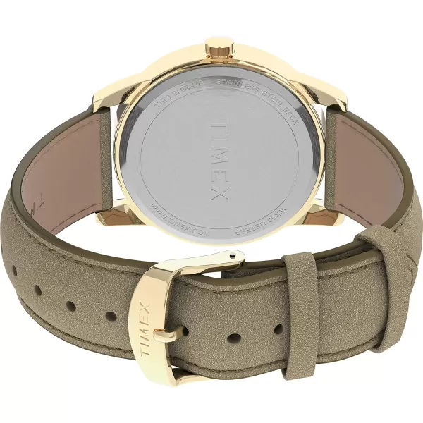 Timex Womens Easy Reader WatchGoldToneGoldToneCream38mm