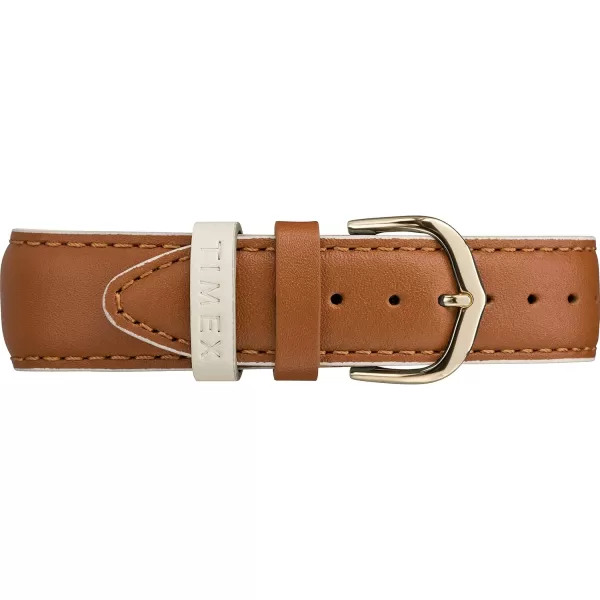 Timex Womens Easy Reader WatchTanGoldToneCream38mm