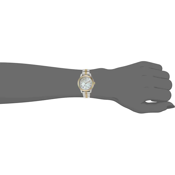 Timex Womens Essex Ave 25mm WatchTwoToneMOP ExtraLong