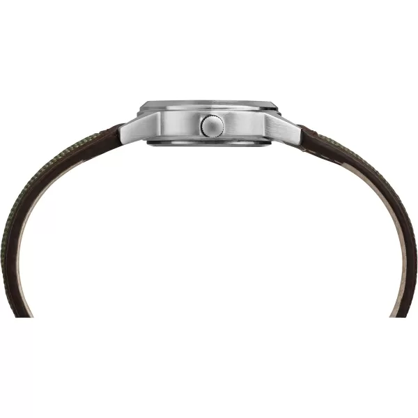 Timex Womens Expedition Metal Field Mini 26mm WatchBrownGreen