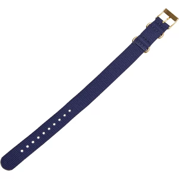 Timex Womens SingleLayer 16mm SlipThru StrapDarkBlue
