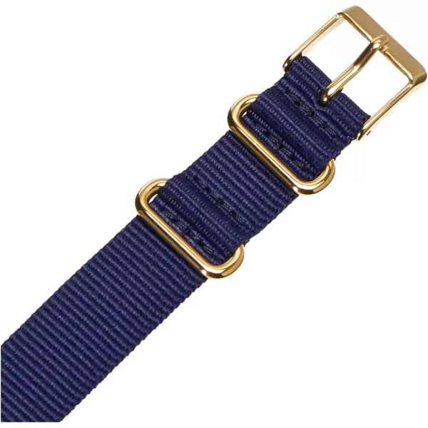 Timex Womens SingleLayer 16mm SlipThru StrapDarkBlue