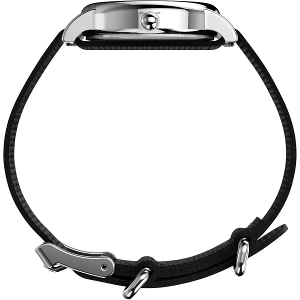 Timex Womens Weekender 31mm WatchBlackSilverToneWhite
