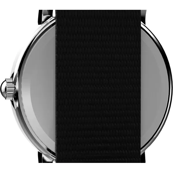 Timex Womens Weekender 31mm WatchBlackSilverToneWhite