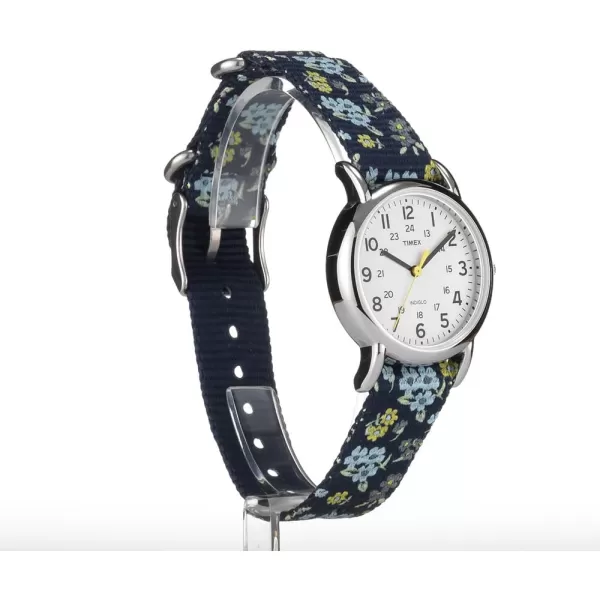 Timex Womens Weekender 31mm WatchBlue Floral