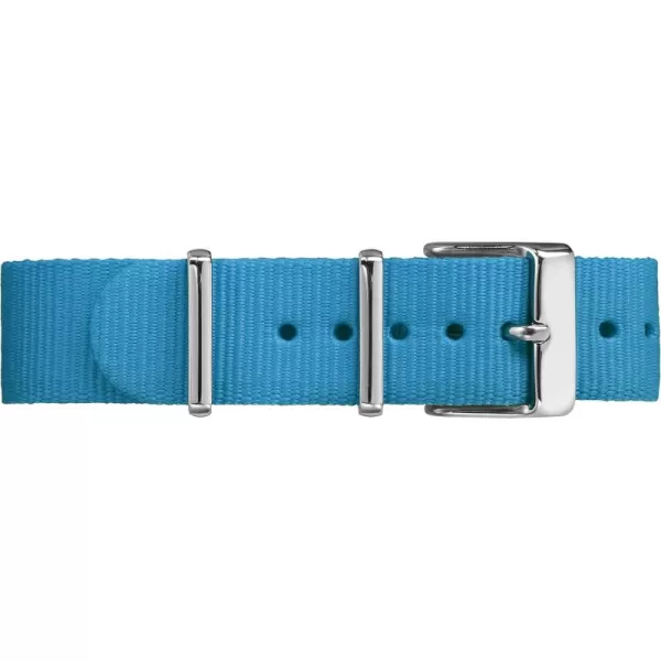 Timex 18mm DoubleLayered Nylon SlipThru StrapBlue
