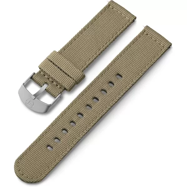 Timex 20mm Genuine Leather Strap  Dark Brown with SilverTone BuckleTanSilver