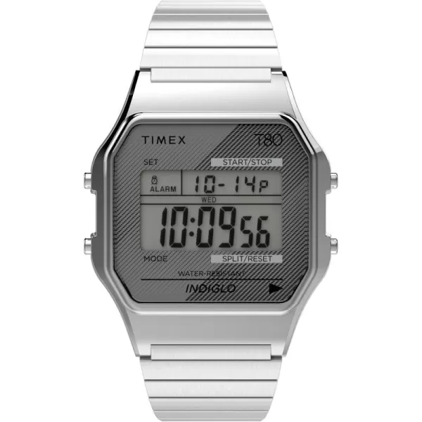 Timex T80 34mm WatchSilver Expansion