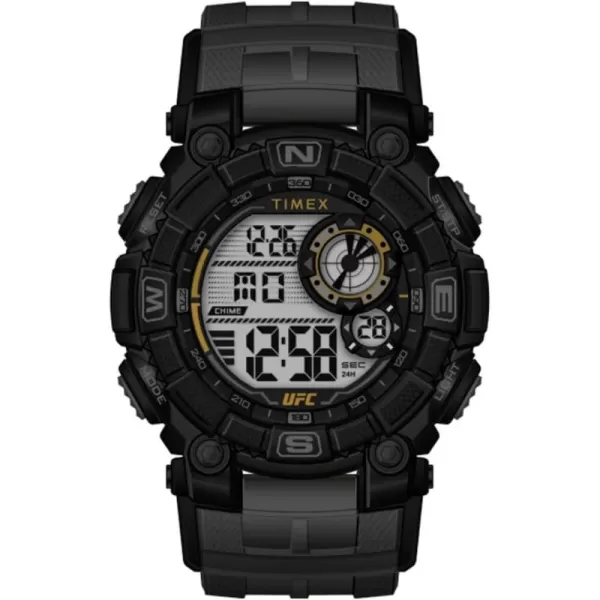 Timex UFC Mens Redemption 50mm WatchGrayDigitalBlack