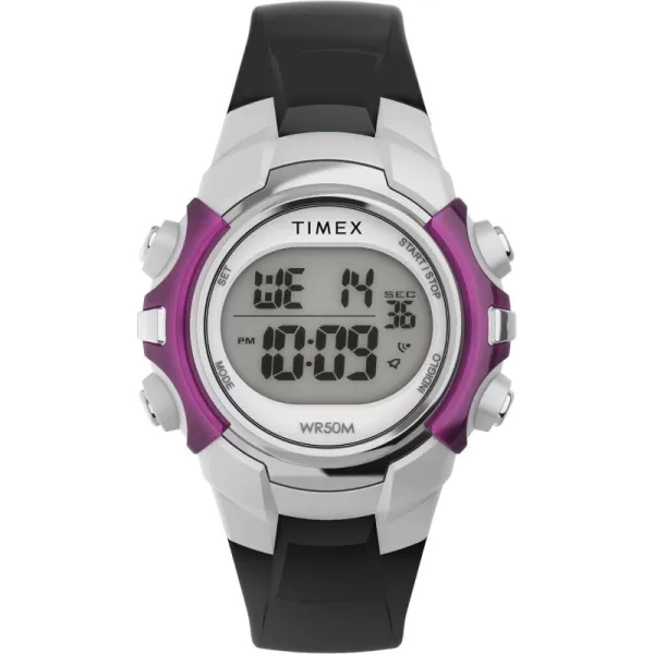 Timex Unisex Digital 33mm WatchBlackBlackDigital