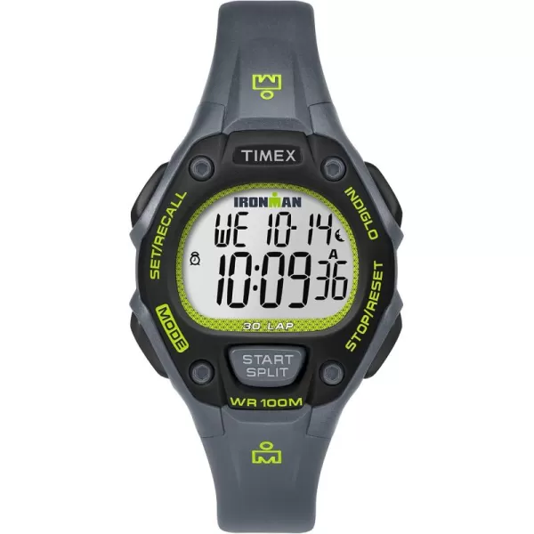 Timex Unisex Ironman Classic 30 34mm WatchBlackLime
