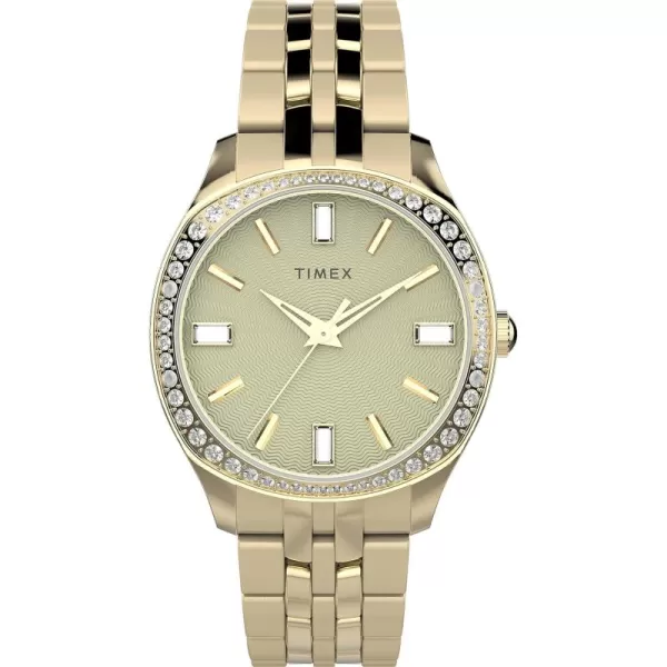 Timex Womens Ariana 36mm WatchGoldToneGoldToneGoldTone