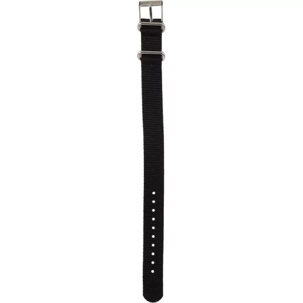 Timex Womens SingleLayer 16mm SlipThru StrapBlack