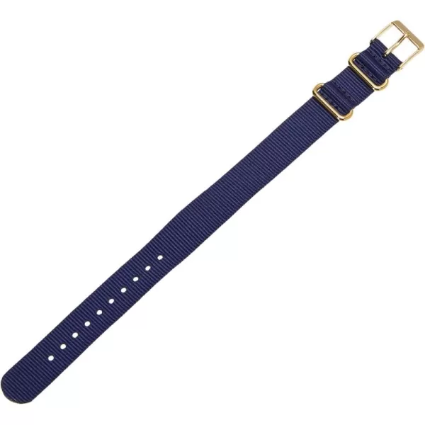 Timex Womens SingleLayer 16mm SlipThru StrapDarkBlue