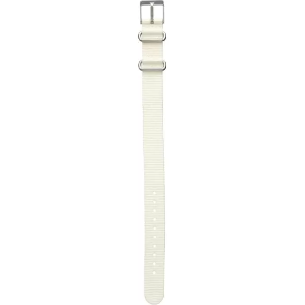 Timex Womens SingleLayer 16mm SlipThru StrapWhite